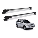 Rack De Teto Travessa Hyundai Tucson 04 A 17 Slim Prata