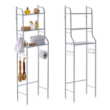 Rack Estante Lavanderia Prateleira Organizador Vertical Metal Casa Cor Branco