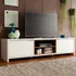 Rack Home Tv Até 75 Polegadas Madesa Metz 180 Cm 2 Portas Br Cor Branco rustic 6914095z