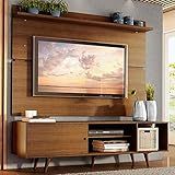 Rack Madesa Dubai E Painel Para TV Até 65 Polegadas Com Pés Rustic