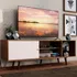 Rack Madesa Dubai Para Tv Quarto Até 65 Polegadas Com Pés Rbr Cor Rustic branco rustic 60246e5zpp