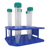 Rack Para 25 Tubos De Centrifugação De 15ml Pp Cor Azul