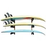 Rack Para 3 Pranchas De Surf - Horizontal - Madeira