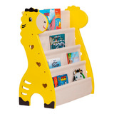 Rack Para Livros Infantil Bookshelf Girafinha Montessori