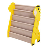 Rack Para Livros Infantil Standbook Montessori Girafa