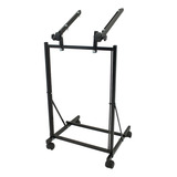 Rack Para Mesa De Som Potência Equalizadores Periféricos 19 Cor Preto