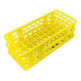 Rack Para Tubos De Coleta E Ensaio 17mm 60 Furos Em Pp Bom