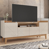 Rack Para Tv Até 60 Polegadas Adria 4 Portas Off White noce