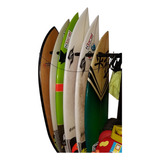 Rack Parede Para 7 Pranchas De Surf Em Pé Suporta Até Long