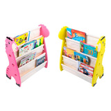 Rack Porta Livros Infantil  Standbook Montessori Safari 2 Un