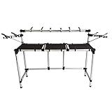 Rack Profissional Titanium RDJMK2 Custom Para Mixer Cdjs Toca Disco Com Suportes Laterais E Superiores
