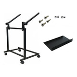 Rack Studio Mesa De Som Potencia Equalizador Bandeja Pmx
