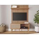 Rack Tela 135cm 1 Porta Correr Dalla Costa Freijó Madeirado