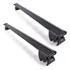 Rack Teto Bagageiro Farad Alu2 Black Aerodinamico 120cm Hilo