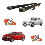 Rack Teto Bagageiro Onix prisma Cargo 100kg Envio Imediato