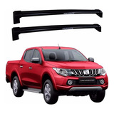 Rack Teto L200 Sport 2016 A 2019 Bagageiro Eqmax Preto