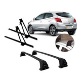 Rack Teto Onix Kiussi Antifurto 2 Suportes Bicicleta Preto