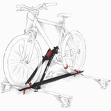 Rack Transbike De Teto Eqmax Velox Preto Suporte Para 1 Bike