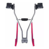 Rack Transbike Traseiro De Engate Easy 2 Eqmax Para 2 Bikes
