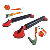 Rack Universal Com Ventosas Suporte Teto Prancha Escada Fiat