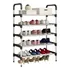 Rack Vertical Sapateira 5 Prateleiras 15 Pares Aço Inox Cor N a