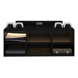 Rack Vintage Estante Bancada Gamer Geek Jogos Video Game
