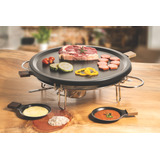 Raclette Grill Racleteira Redonda Para Grelhados