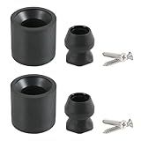 RADHLBNIU Kit De Suporte De Porta De Reboque De Borracha De Perfil Baixo Compatível Com Trailer Trailer Trailer Cavalo Reboque Iate Barco 2 Conjunto