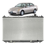 Radiador Civic 1 7 2001 2002 2003 2004 2005 Automático