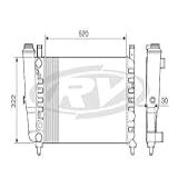 Radiador Do Motor Fiat Uno Fiorino Prêmio 1 5 1987 A 1993 Com Ou Sem Ar