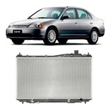 Radiador Honda Civic 1 7 2001 2002 2003 2004 2005 Automatico