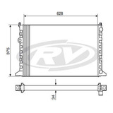 Radiador Visconde 12505 Vw Golf Gl 2 0 96 98 Gti glx 98