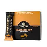 Radiance Joy Barra De Proteína Golden Milk Vegana 50g Essential Nutrition 8 Unidades