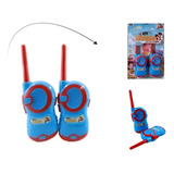 Radinho Comunicador Infantil Walk Talk Brinquedo Criança To Cor Azul