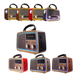 Rádio Am Fm Antigo Retrô Usb Bluetooth Recarregável 110 220