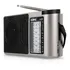 Rádio Am/fm Portátil Pilha Bateria Bivolt Usb Auxiliar