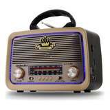Rádio Am Fm Retrô Vintage Antigo Bluetooth Pen Drive Bivolt