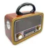 Rádio Analógico Horizontal Retrô Bluetooth Usb Mp3 Fm Kapbom Cor Marrom 110v/220v