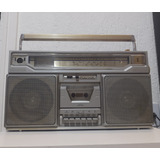 Rádio Antigo Gravador Polyvox Toca Fita Gigante Reliquia