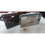Rádio Antigo Mitsubishi 8x584a Portátil Japan Azul