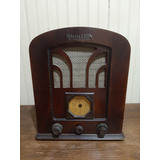 Rádio Antigo Philips Modelo Capelinha Raridade 