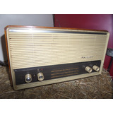 Rádio Antigo Philips Valvulado 110 220v  funcionando