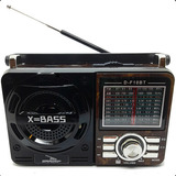 Radio Antigo Retro Bluetooth Am fm Marrom Com Lanterna Top