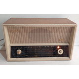 Rádio Antigo Valvulado Empire Funcionando Caixa De Madeira
