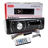 Radio Automotivo Bluetooth Com Microfone Usb/micro Sd Ra913 Cor Preto