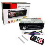 Rádio Automotivo Bluetooth Fm Mp3 Mp4 Player Usb Cartão Sd