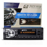 Rádio Automotivo Tiger Mp3 Player Usb Sd Card Bluetooth
