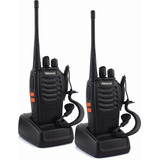 Rádio Baofeng Bf888s Uhf Walkie Talkie Via Mãos Livres 2pcs