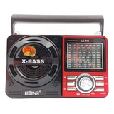 Rádio Bass Retro Vintage Caixa De Som Usb Mp3 Le 616 Lelong