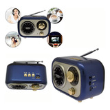 Radio Bluetooth Retro Portatil